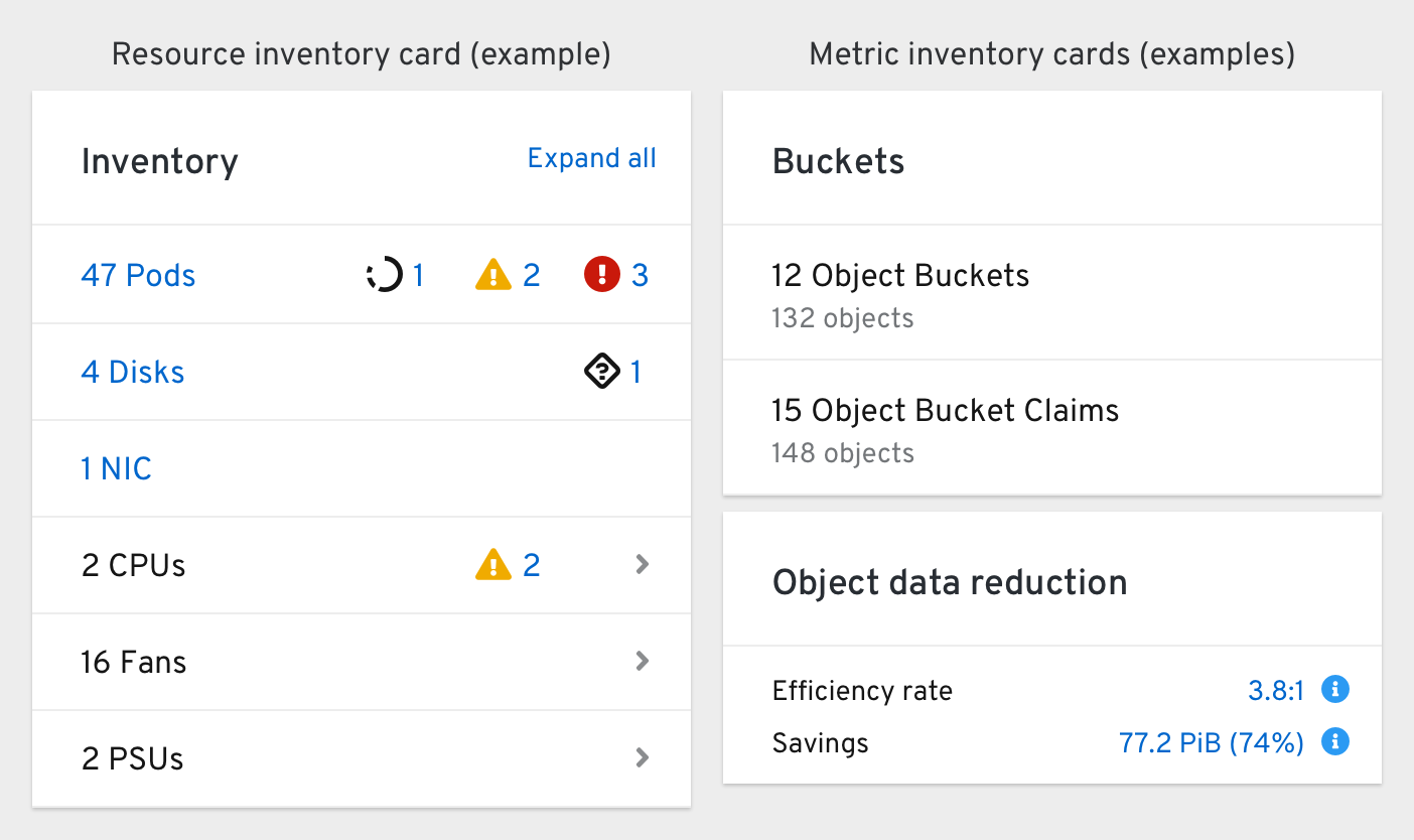 Inventory card