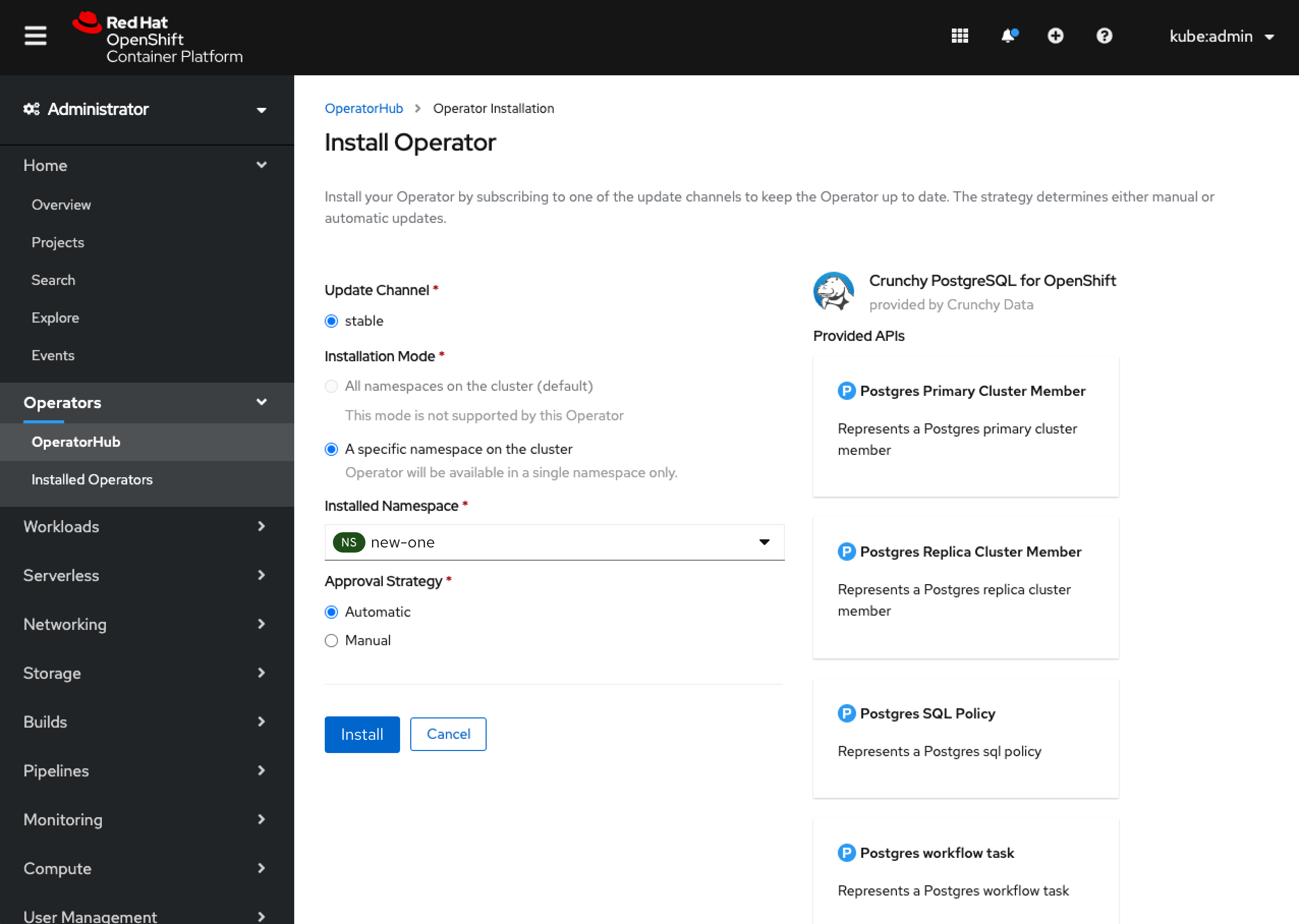 Cluster Operator Related Resources