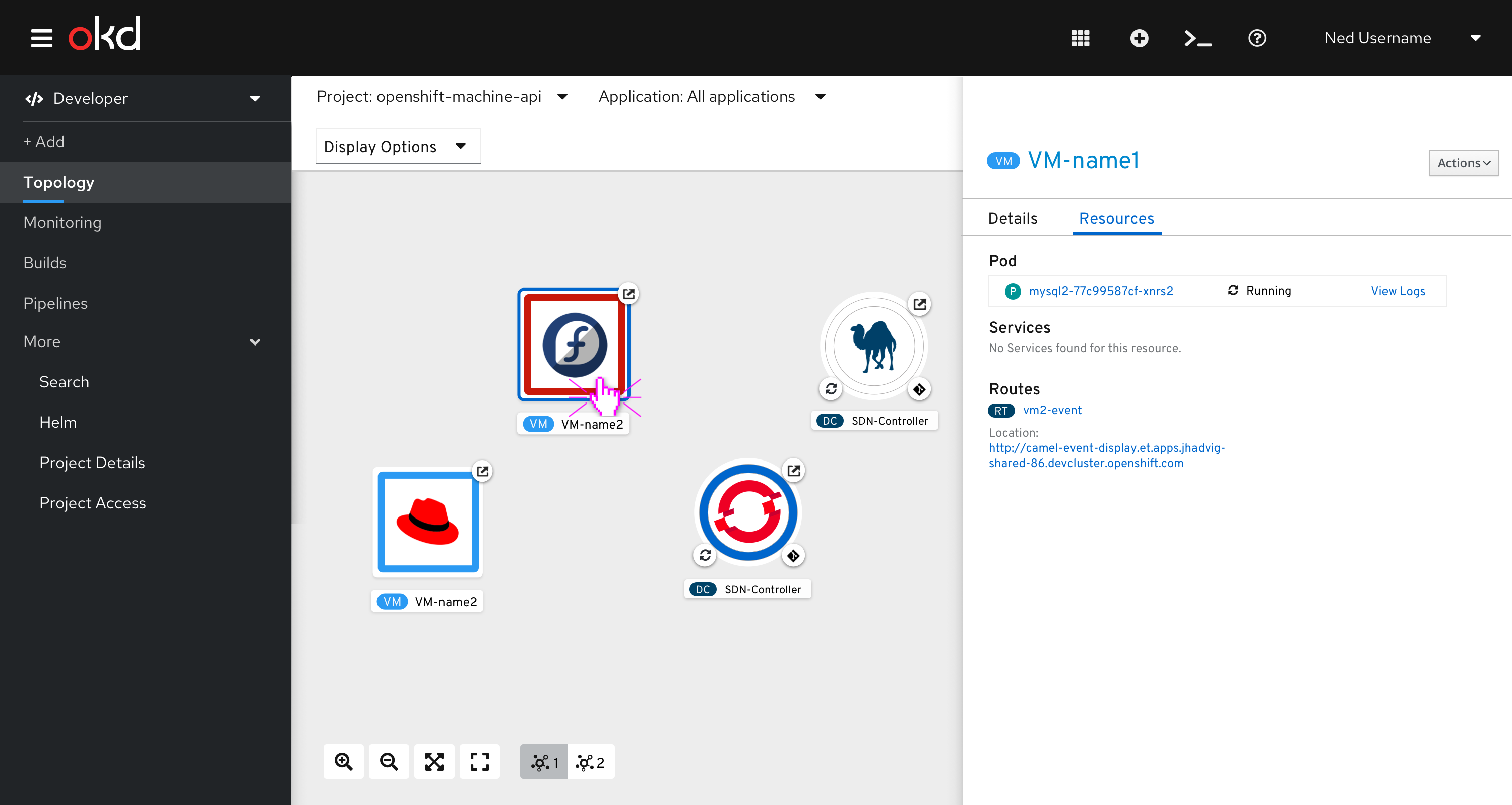 Design for vm-based resources resource tab