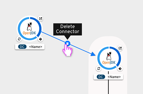 Connector Delete Tooltip