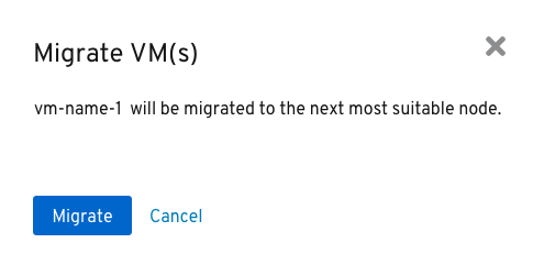 Modal migrate