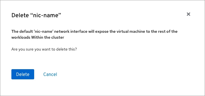 Create VM - Networking -list